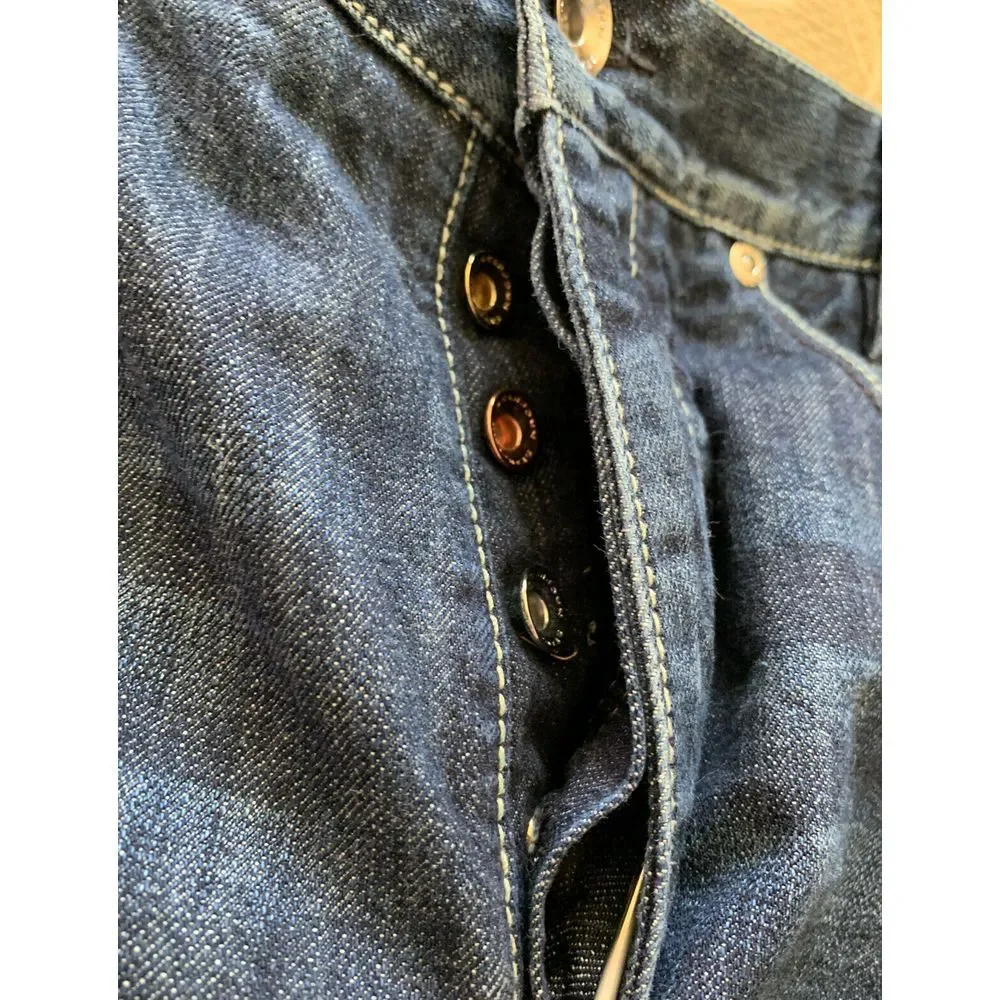 Sean John Vintage Clayton Button Fly Streetwear‎ Jeans Blue Size 36